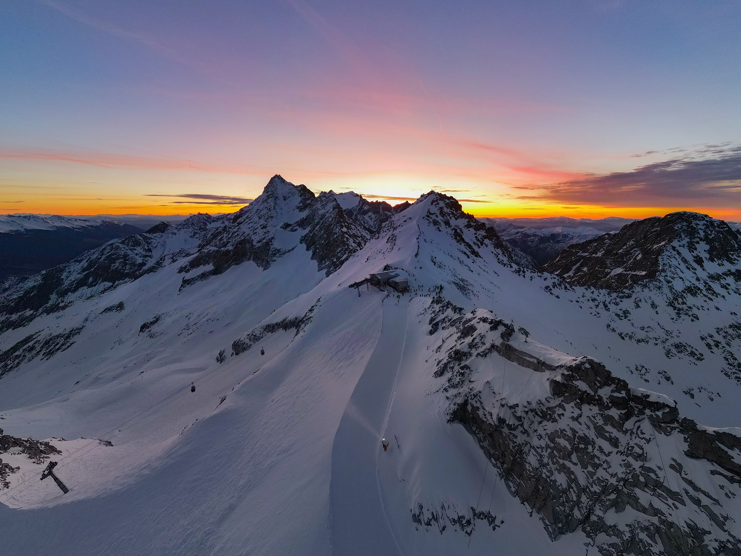 Alba in quota - inverno