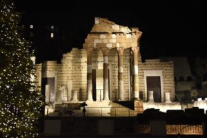 Area Archeologica romana – Il Capitolium a Natale | ©Comune di Brescia, Ph. C. Penocchio