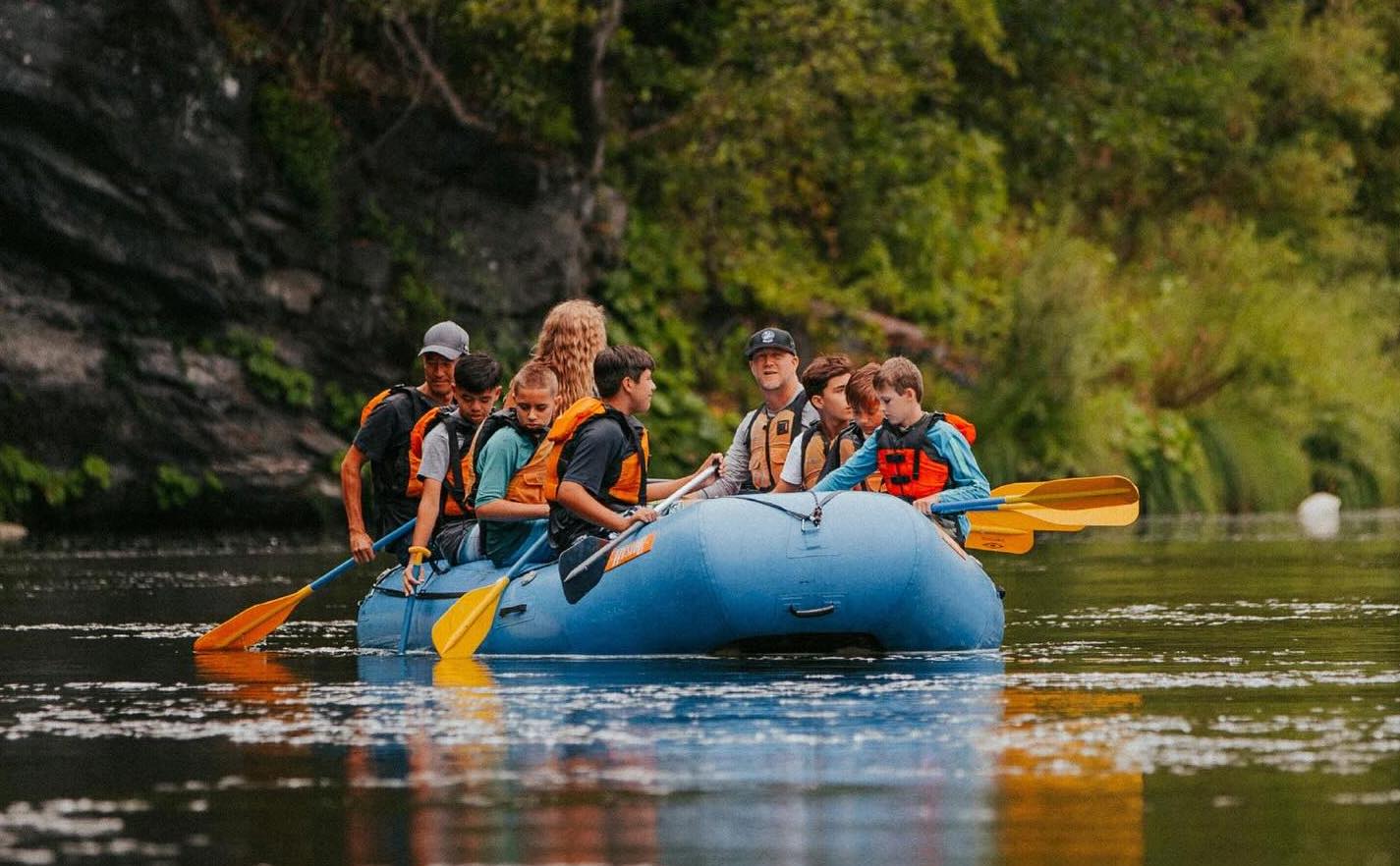 Discesa in gommone sul fiume Oglio