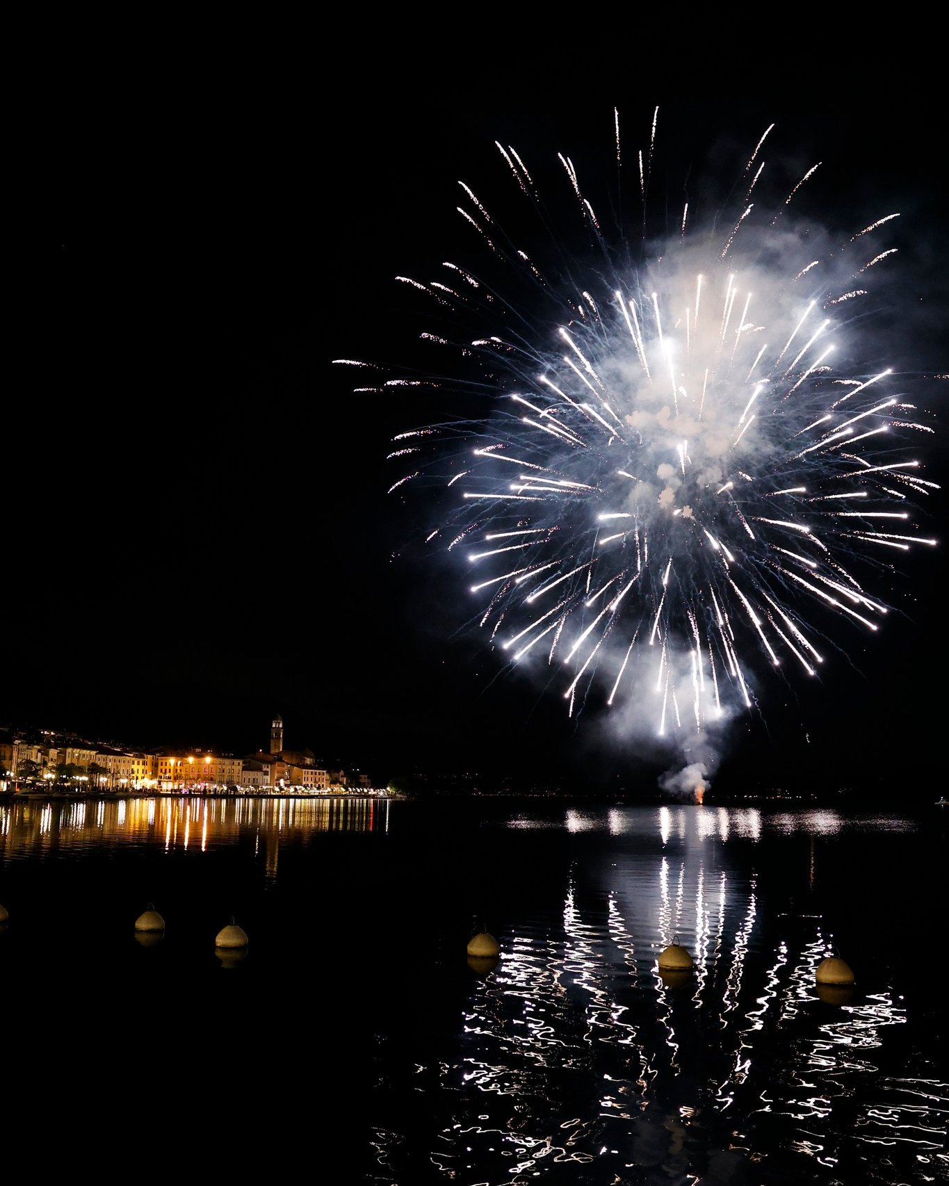 Fuochi d'artificio di Capodanno a Salò