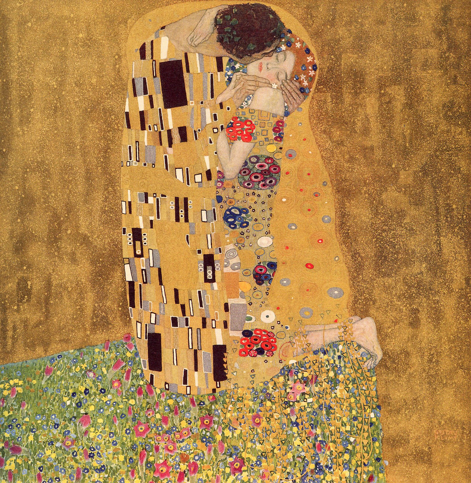Il bacio, collotipo, Hugo Heller jpg