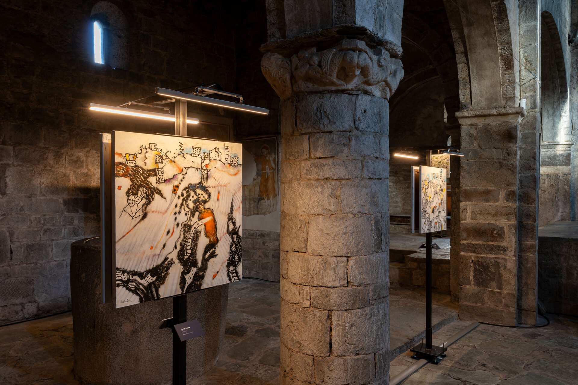 Mostra Tullio Pericoli. Terre rupestri e Terremobili | ph Davide Bassanesi