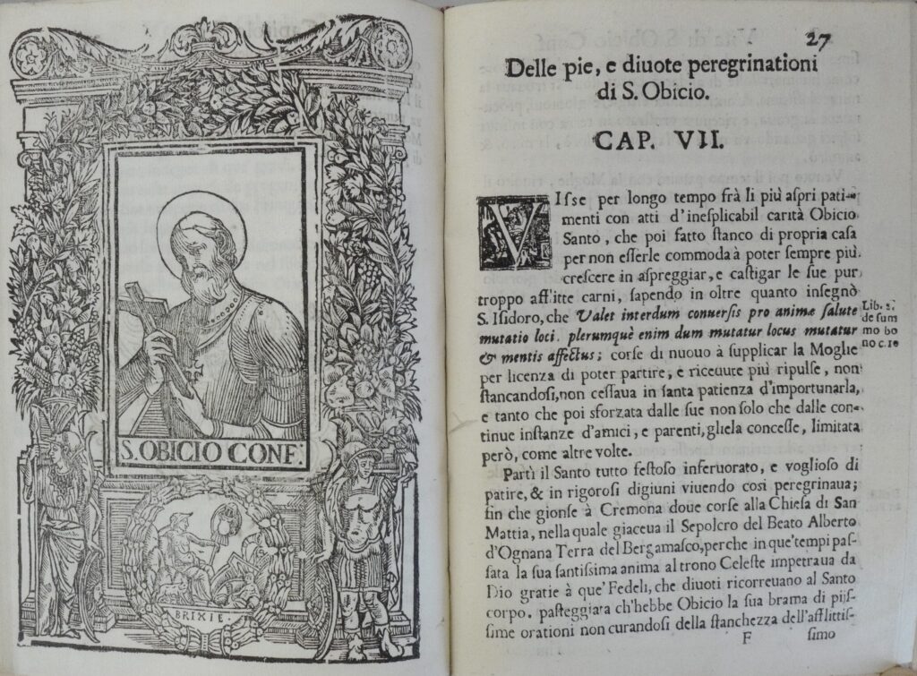 Obizio - opuscolo agiografico