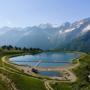 Passerella galleggiante sul lago di Valbiolo – Ph Mauro Mariotti