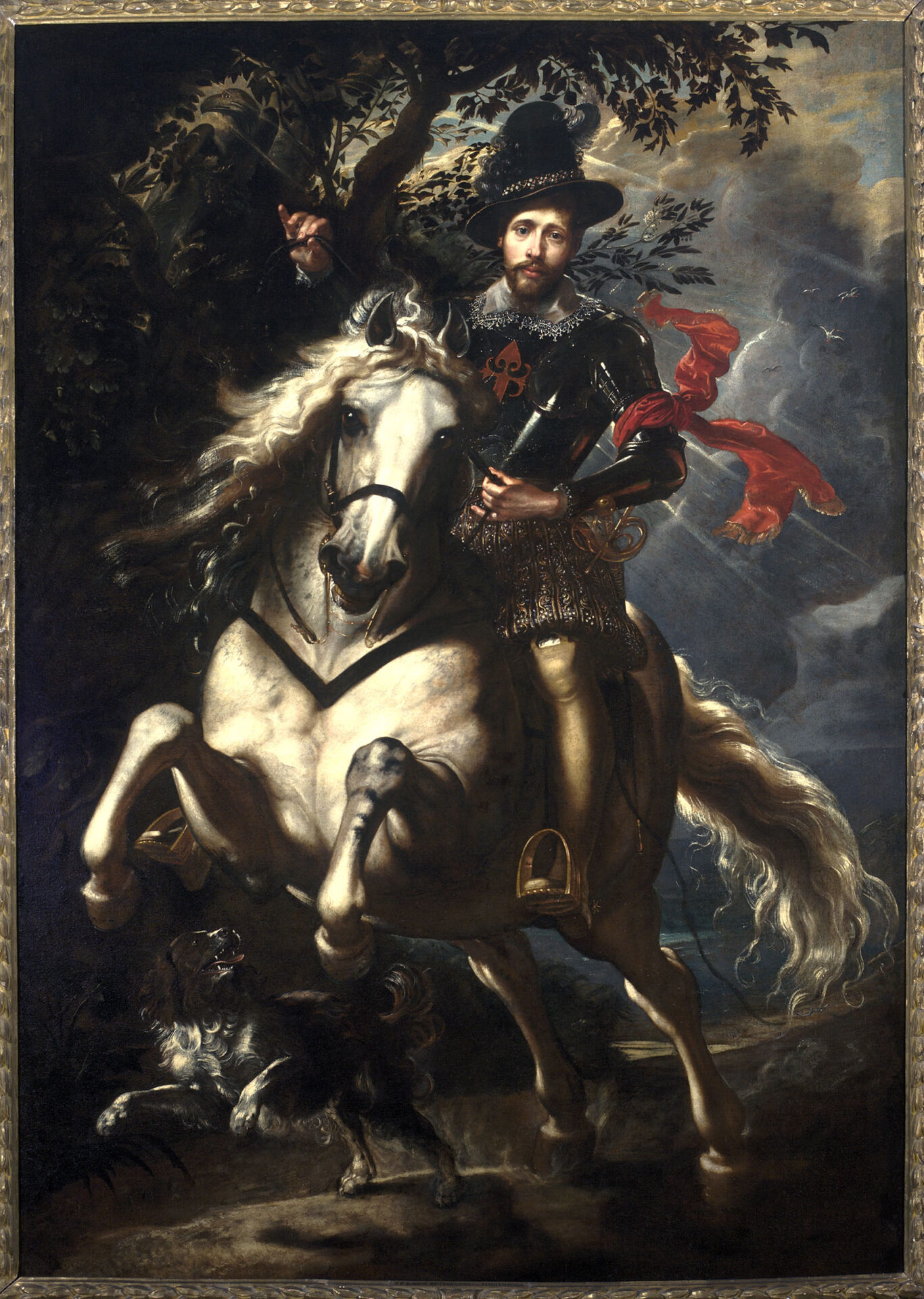 Peter Paul Rubens, Ritratto equestre di Giovan Carlo Doria, 1606, olio su tela, 265x188 cm