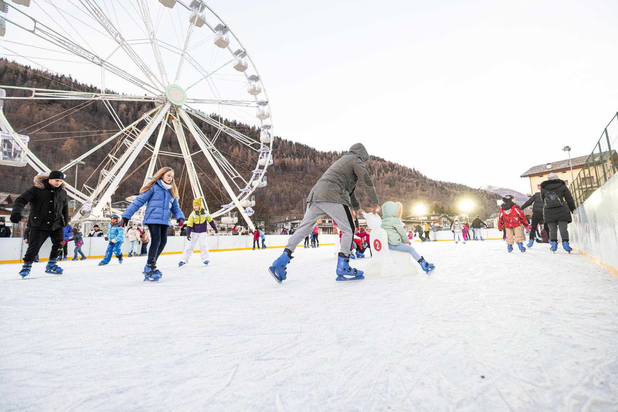 Pista pattinaggio ghiaccio Aprica
