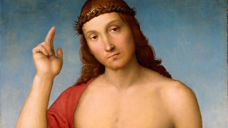 Raffaello - Cristo Redentore benedicente | Pinacoteca Tosio Martinengo