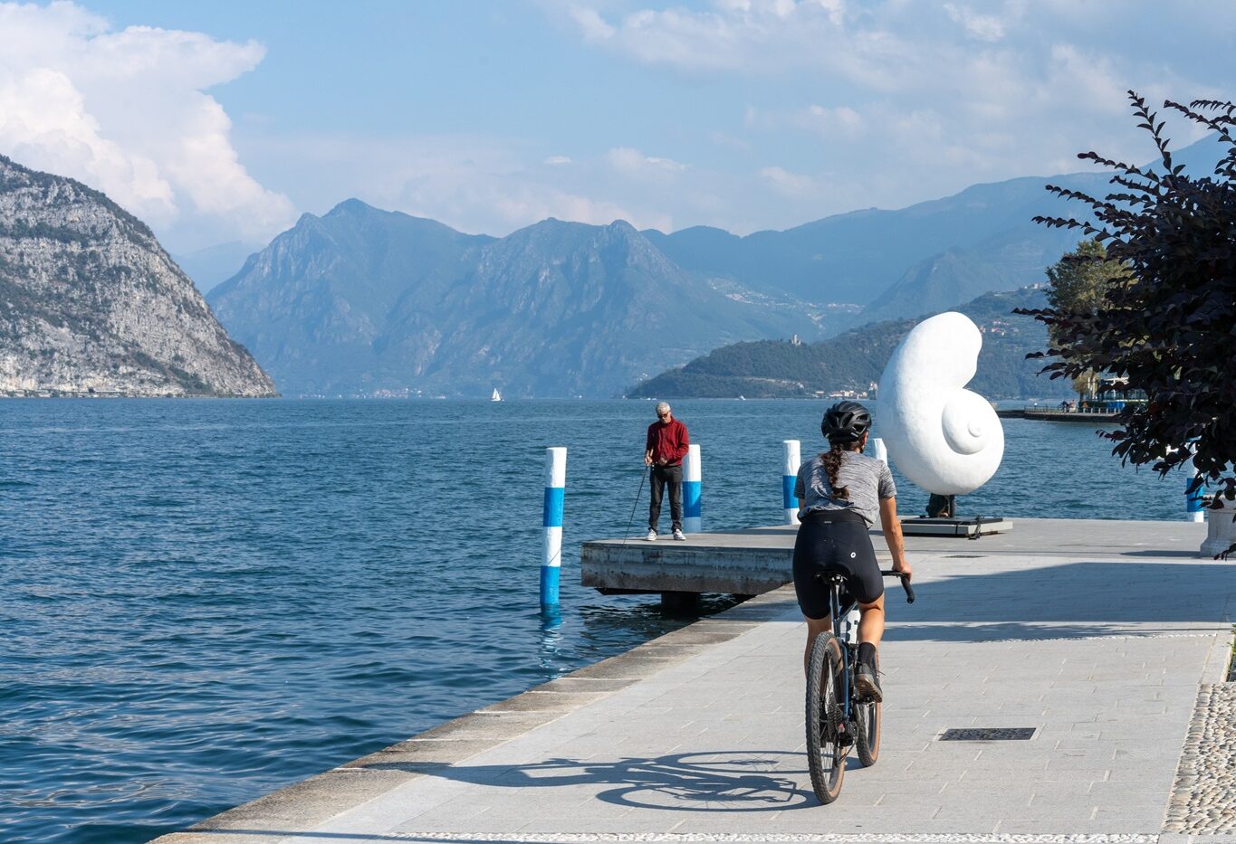 In bici sul lago d'Iseo _ Ph Nicola Amadini