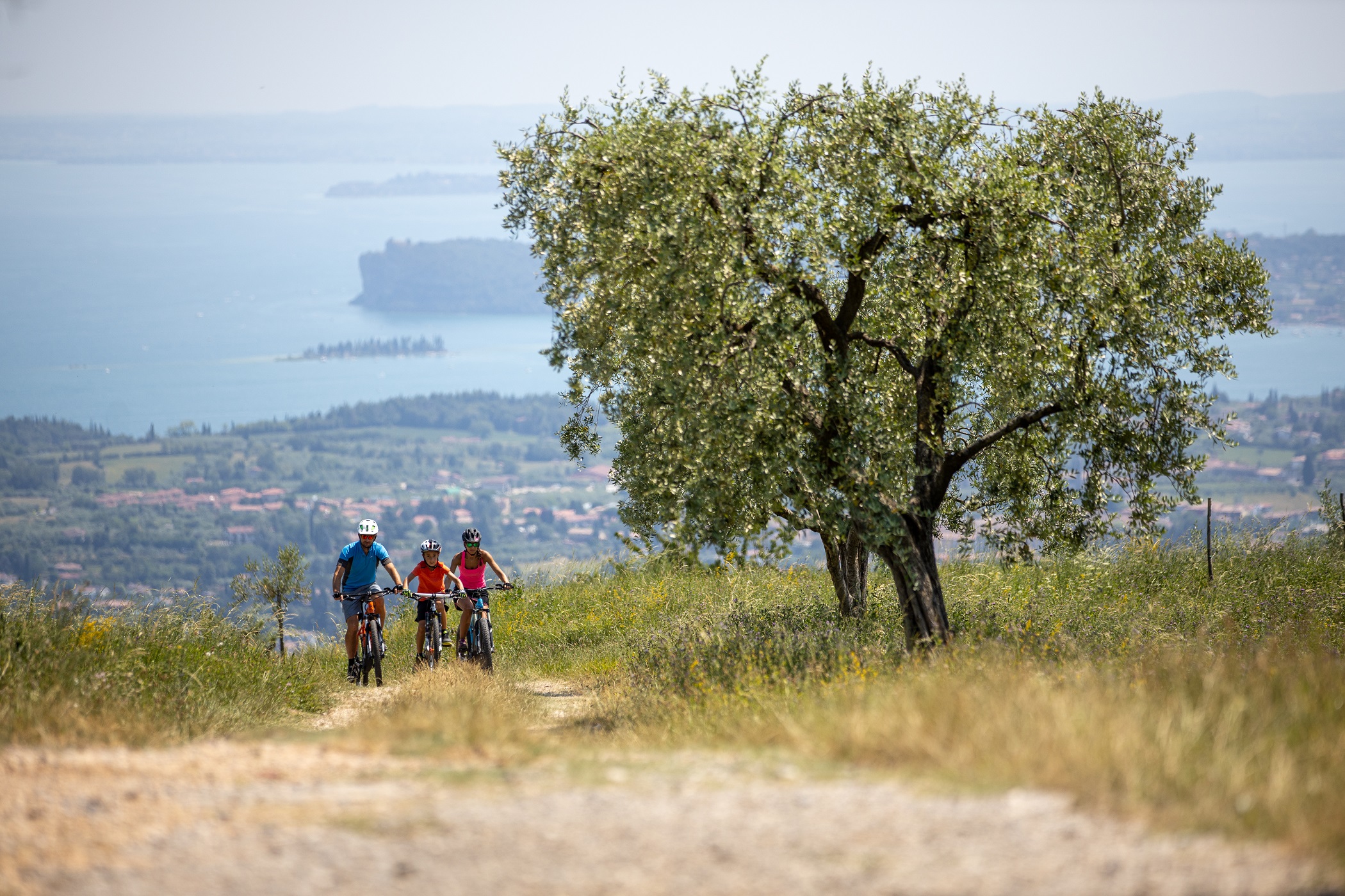 In bici sulle colline della Valtènesi, Lago di Garda