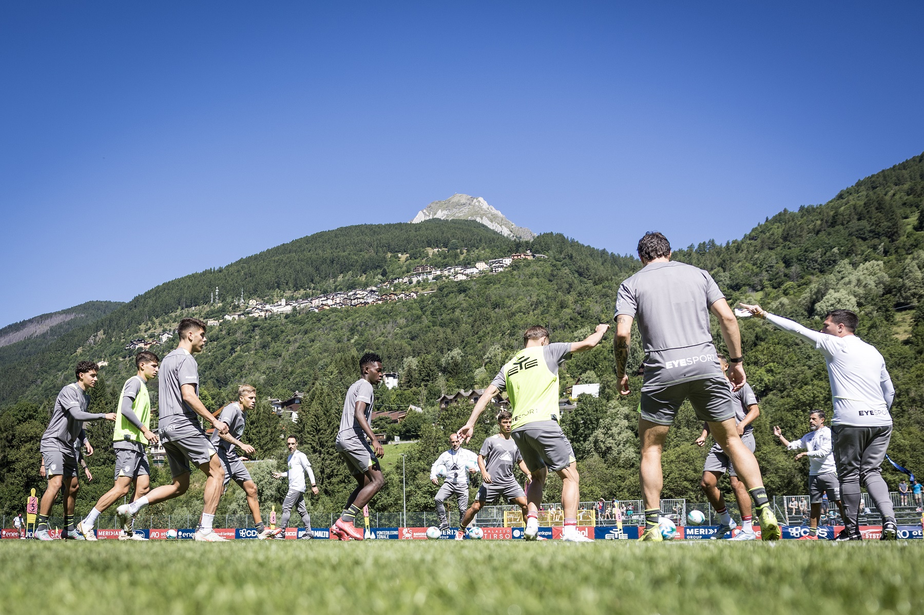 Ritiro estivo del Cagliari Calcio a Temù