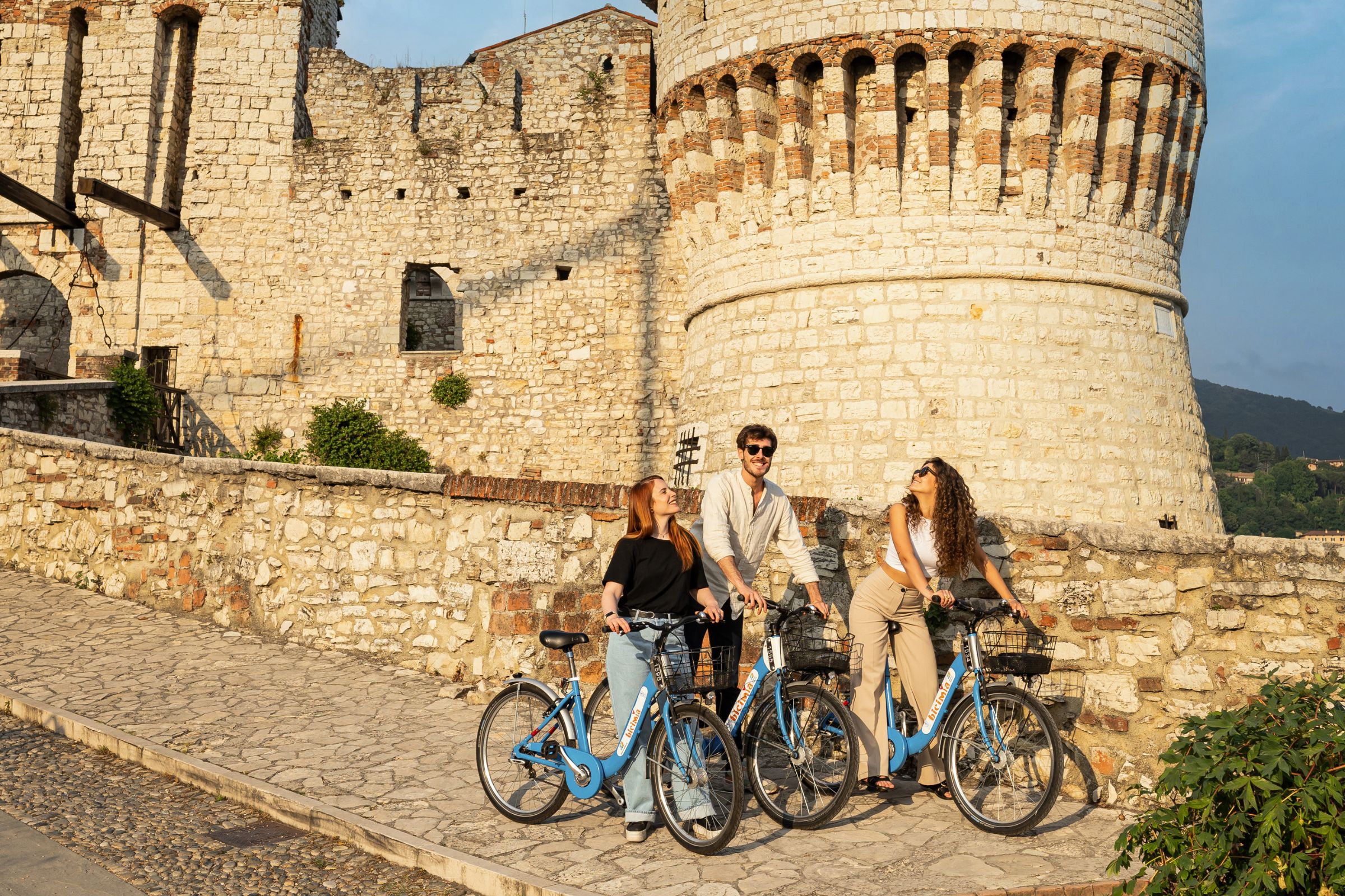 Castello di Brescia in bici