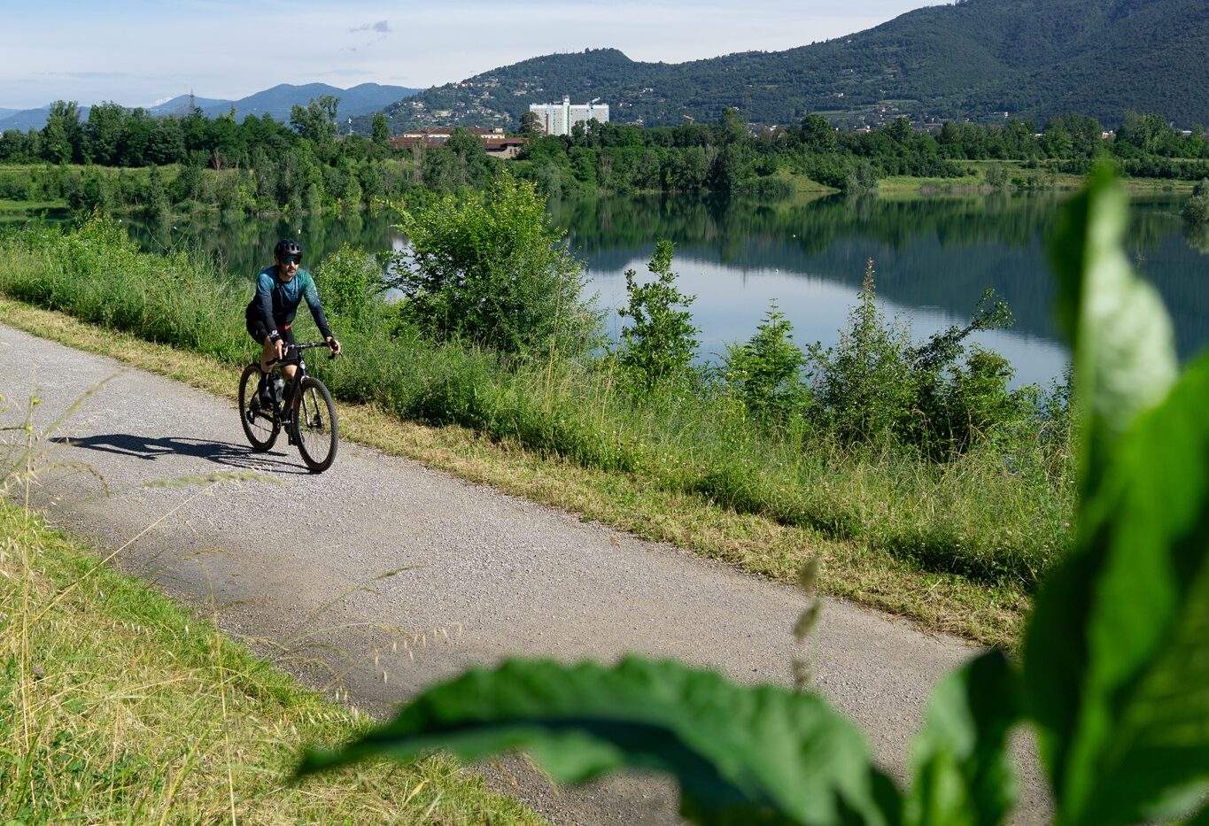 In bici al parco delle Cave, Brescia _ Ph Nicola Amadini