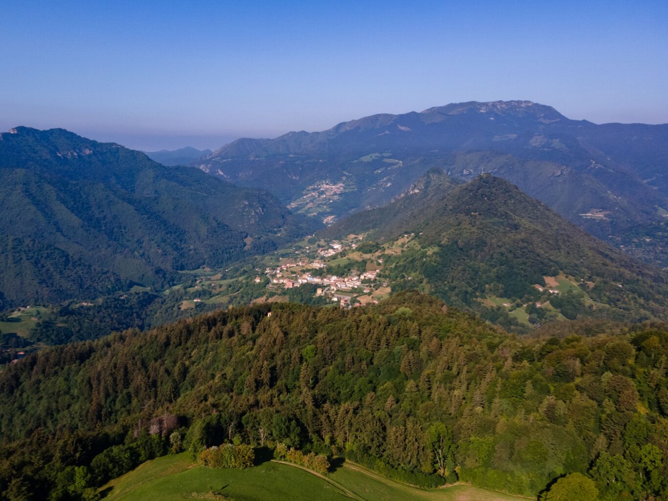 Valle Trompia dall'alto